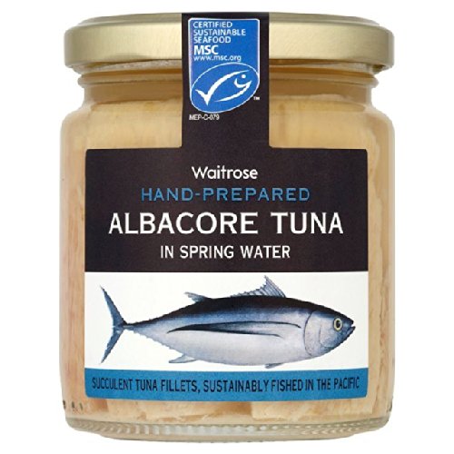 Weißer Thunfisch in Spring Water Waitrose 225g von Waitrose