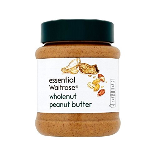 Wholenut Erdnussbutter Wesentliche Waitrose 340G - Packung mit 4 von Waitrose