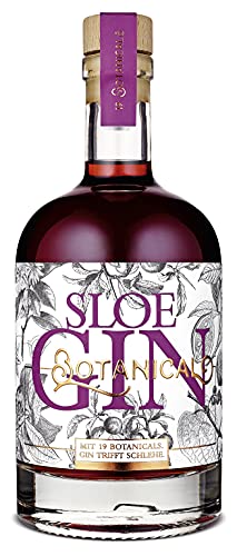 WAJOS Botanical Sloe Gin 500ml (35% vol) | Schlehen Gin & ausgewählte Botanicals | Pur, als Gin Tonic oder Cocktail | Gin Geschenk, Gin Fans, Geschenk Geburtstag von wajos
