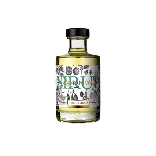 WAJOS Botanical Tonic Sirup 200ml | Sirup zum Mixen von Tonic Water, alkoholfreien Cocktails & klassischem Gin Tonic | Für Gin Fans | Zitrus & Wacholder von wajos