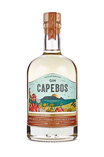 WAJOS Capebos Gin 500ml (42% vol) | 19 edle Botanicals, Rooibos, Honeybush & Fynbos | Südafrika Gin | Gin Geschenk, Geschenkidee für Gin Fans von wajos