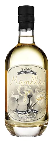 WAJOS Marille Gin 500ml (42% vol) | fruchtig, blumig, weich, mild | Aprikosen Gin | Perfekt als Gin Tonic oder Cocktail | Gin Geschenk Gin Fans von wajos