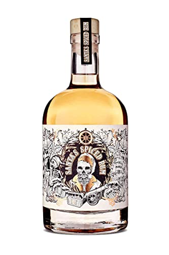 Wajos Santa‘s Spiced Rum 37,8% vol. 500ml, Spirituose mit winterlichen Gewürzen verfeinert, Geschenk für Rum Liebhaber von wajos