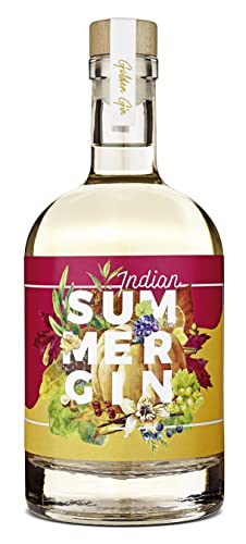Wajos Indian Summer Gin 42% vol. 500ml – mit ausgewählten Gin Botanicals, perfekt als Herbst Cocktail & Gin Tonic oder Gin Geschenk von wajos