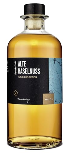Wajos Alte Haselnuss – Wajos Selektion, 500ml, 40% vol. Nusslikör für ein edles Likör Geschenkset & Mitbringsel für Erwachsene von wajos