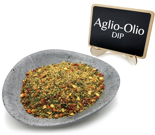 Dip „Aglio-Olio“ – Würzige Gewürzmischung mit Knoblauch & Chili für Dips, Pasta, Fleisch & Gemüse – 100 g von Wakeup