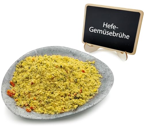 Hefe-Gemüsebrühe Bio – Wenig Salz, ohne künstliche Zusätze, vielseitig einsetzbar für Suppen, Eintöpfe & Saucen – 500 g Hefe-Gemüsebrühe Bio – Wenig Salz, ohne künstliche Zusätze, vielseitig einsetzbar für Suppen, Eintöpfe & Saucen – 500 g von Wakeup