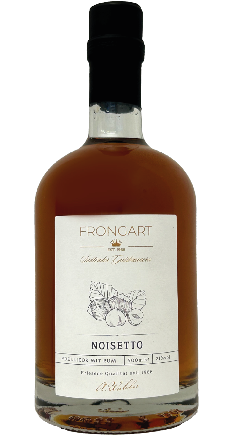 Walcher Frongart Haselnusslikör Noisetto 0,5 l von Walcher Grappa