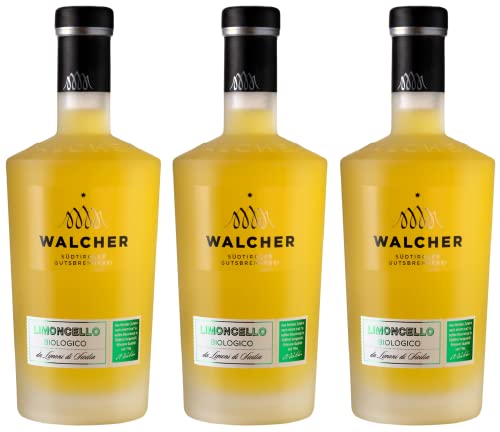 Walcher Bio Limoncello - Aromatisch- fruchtiger Zitronenlikör aus Südtirol (3 x 0,7 l) von Walcher