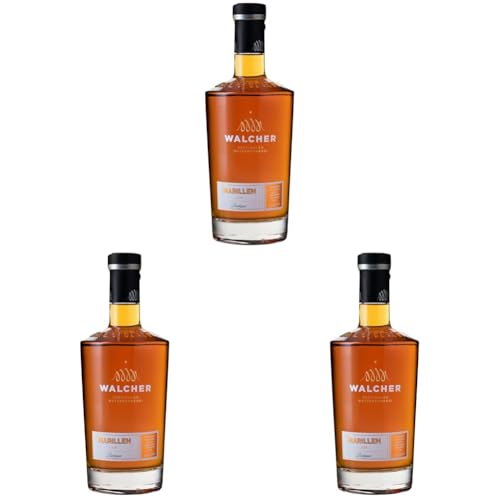 Walcher Bio Marillenlikör – Fruchtig, frischer Marillenlikör aus Südtirol (1 x 0,7 l) (Packung mit 3) von Walcher