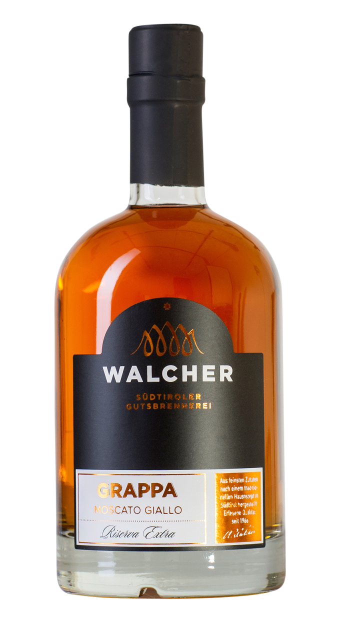 Walcher Grappa Goldmuskateller Riserva 0,5 l von Walcher Grappa