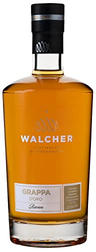 Walcher Grappa d’Oro Riserva – Harmonisch, barriquegereifter Grappa aus Südtirol (1 x 0,7 l) von Walcher