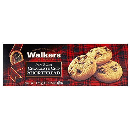 Walkers Chocolate Chip Shortbread (175g) - Packung mit 2 von Walkers (Biscuits)