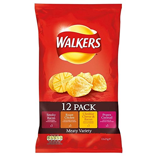 Walkers Crisps - Fleischige Sorte (12X25G) von Walkers (Crisps, Snacks & Dips)
