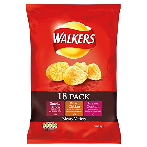 Walkers Crisps - Fleischige Sorte (18X25G) von Walkers (Crisps, Snacks & Dips)