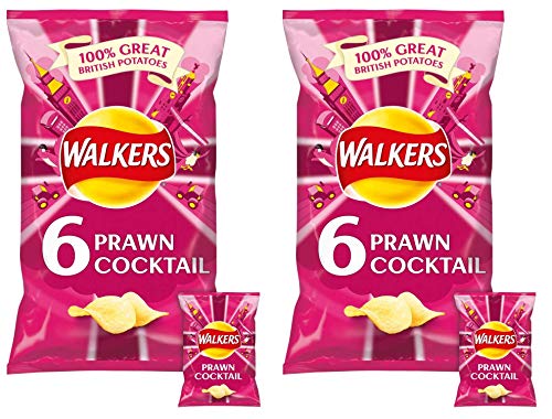 Walkers Crisps – Garnelen-Cocktail (6 x 25 g) (Sеt оf ‑wо) von Walkers