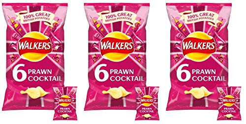 Walkers Crisps – Garnelen-Cocktail (6 x 25 g) von Walkers