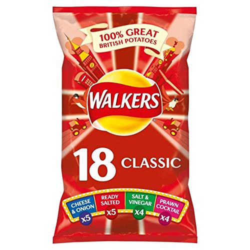 Walkers Crisps - Klassik Variety (18x25g) - Packung mit 2 von Walkers (Crisps, Snacks & Dips)