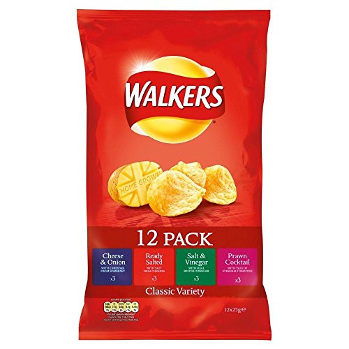 Walkers Crisps - Klassische Variante (12X25G) von Walkers