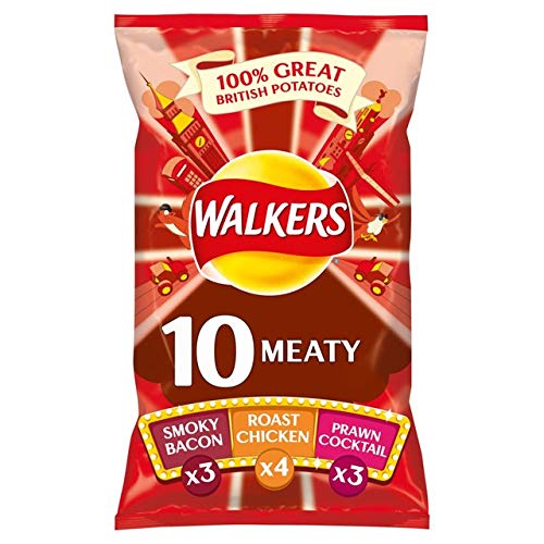Walkers Crisps - Meaty Variety (12x25g) - Packung mit 2 von Walkers (Crisps, Snacks & Dips)