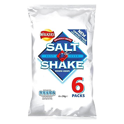 Walkers Crisps - Salt & Shake (6x24g) - Packung mit 2 von Walkers (Crisps, Snacks & Dips)