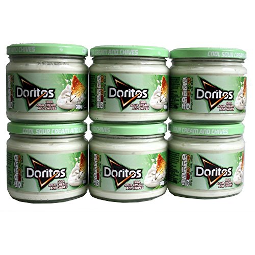 Walkers Doritos Coole Sour Cream & Schnittlauch Dip (300 g) - Packung mit 6 von Walkers (Crisps, Snacks & Dips)