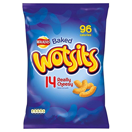 Walkers Wotsits Really Cheesy Puffs Corn (12x17g) - Packung mit 2 von Walkers (Crisps, Snacks & Dips)