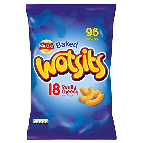 Walkers Wotsits Really Cheesy Puffs Corn (14x17g) - Packung mit 2 von Walkers