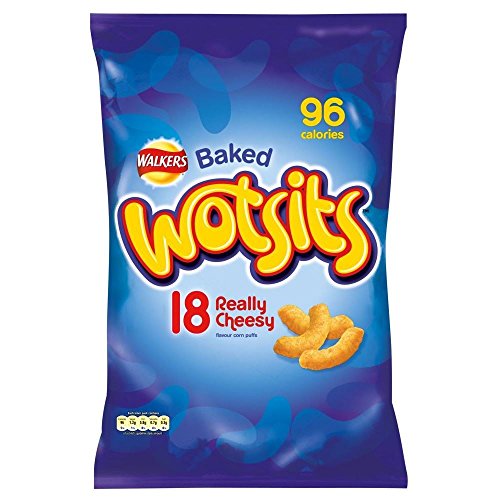 Walkers Wotsits Really Cheesy Puffs Corn (14x17g) - Packung mit 2 von Walkers (Crisps, Snacks & Dips)