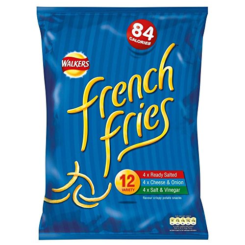Wanderer Französisch Fries - Vielfalt (12x19g) - Packung mit 2 von Walkers (Crisps, Snacks & Dips)
