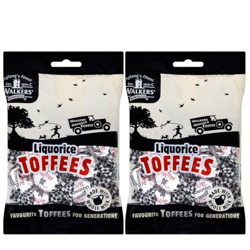 Walkers Nonsuch Lakritze Toffees (150g) - Packung mit 2 von Walkers Nonsuch
