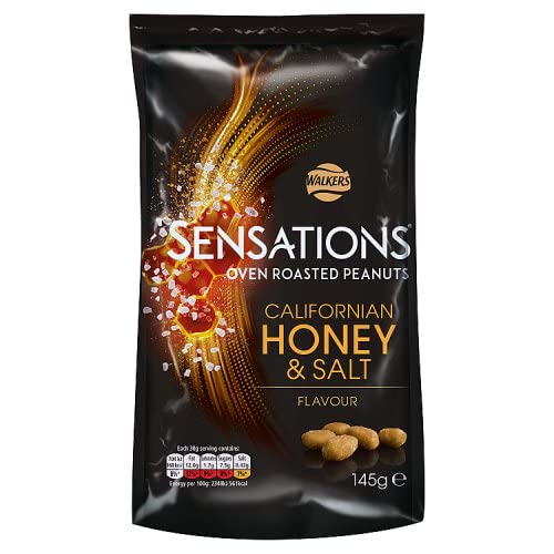 Walkers Sensations Californian Honey & Salt Peanuts (145 g) von Walkers (Crisps, Snacks & Dips) von Sensations