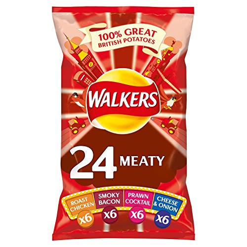 Walkers 24er-Pack Meaty Variety Chips 600g von Walkers