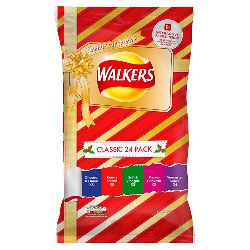 Walkers Chips Paket Classic Variety 24 x 25 g von Walkers