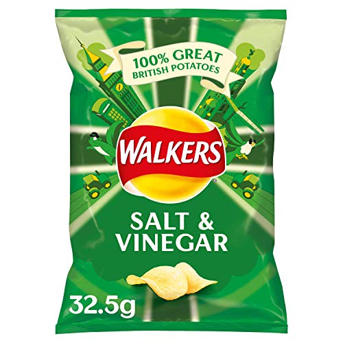 Walkers Chips Salt & Vinegar - 48 x 32.5gr von FVLFIL