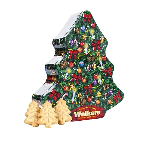 Walkers Christmas Tree Tin, 1er Pack (1 x 225 g) von Walkers