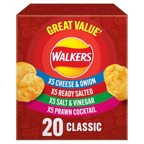 Walkers Classic Variety Multipack Chips Box 20x25g von Walkers