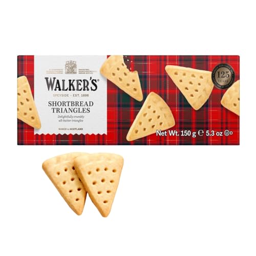 Walkers | Dreieckige Kekse im Etui | Schottisches Butter-Mürbeteiggebäck – 1 Packung Walkers | Dreieckige Kekse im Etui | Schottisches Butter-Mürbeteiggebäck – 1 Packung von Walkers