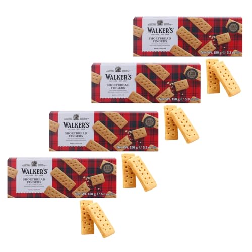 Walkers | Englische Kekse Butter und Salz - 4 Blister | Schottisches Butter-Shortbread | Traditionelle englische Kekse Walkers | Englische Kekse Butter und Salz - 4 Blister | Schottisches Butter-Shortbread | Traditionelle englische Kekse von Walkers