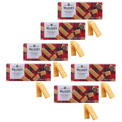 Walkers | Englische Kekse Butter und Salz - 6 Blister | Schottisches Butter-Shortbread | Traditionelle englische Kekse Walkers | Englische Kekse Butter und Salz - 6 Blister | Schottisches Butter-Shortbread | Traditionelle englische Kekse von Walkers