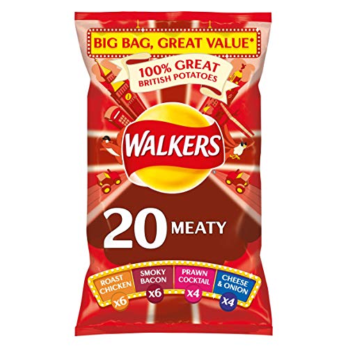 Walkers Meaty Multipack Crisps, 20 x 25 g von Walkers