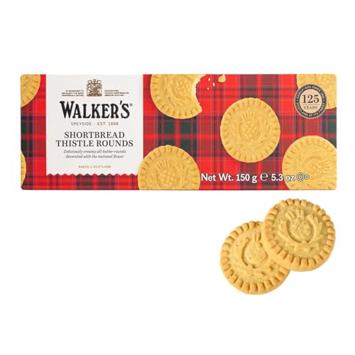Walkers | Runde schottische Mürbeteigkekse mit Butter und Salz | Englische Kekse mit gesalzenem Buttergeschmack – 1 Box Walkers | Runde schottische Mürbeteigkekse mit Butter und Salz | Englische Kekse mit gesalzenem Buttergeschmack – 1 Box von Walkers