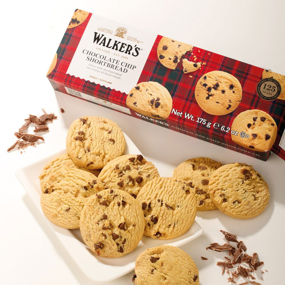 Walkers Shortbread Chocolate Chip mit Schokoladenstückchen Walkers Shortbread Chocolate Chip mit Schokoladenstückchen von Walkers