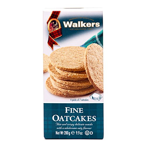 Walkers Shortbread Fine Oatcakes 280g, 4er Pack (4 x 280 g) von Walkers