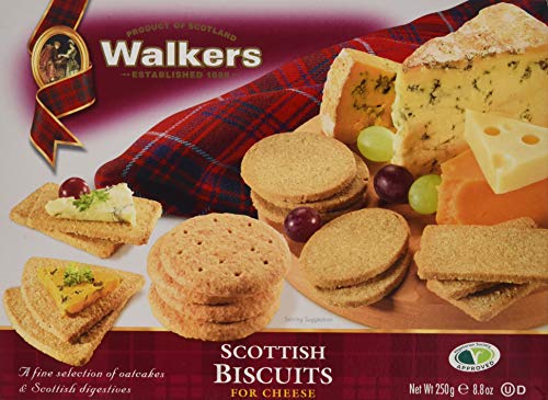 Walkers Shortbread Scottish Biscuits for Cheese, 1er Pack (1 x 250 g) von Walkers