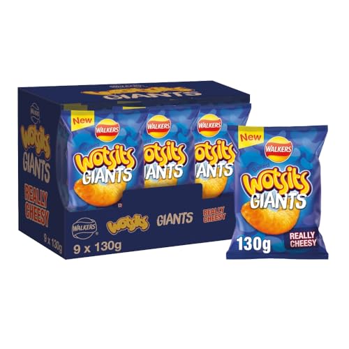 Walkers Wotsits Giants Really Cheesy Sharing Snacks, 130 g von Walkers