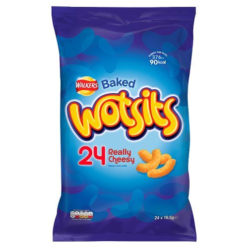 Walkers Wotsits Wirklich Cheesy Snacks 16.5gx 24 pro Packung Walkers Wotsits Wirklich Cheesy Snacks 16.5gx 24 pro Packung von Walkers