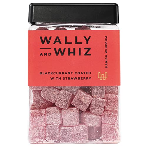 Wally and Whiz - Dänische Gourmet Weingummis - Schwarzes Johannesbeer/Erdbeer - Süßigkeiten Fruchtgummis - Tolles Geschenk - Vegane Glutenfrei und Allergenfrei - Natürliche Aromen & Farben 240g Wally and Whiz - Dänische Gourmet Weingummis - Schwarzes Johannesbeer/Erdbeer - Süßigkeiten Fruchtgummis - Tolles Geschenk - Vegane Glutenfrei und Allergenfrei - Natürliche Aromen & Farben 240g von Wally And Whiz