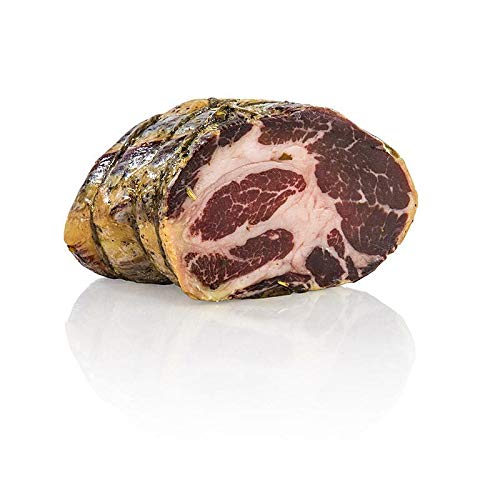 Coppa/Schweinenacken, vom Mangaliza Wollschwein, ca.700g Coppa/Schweinenacken, vom Mangaliza Wollschwein, ca.700g von Walter Dorfmetzgerei