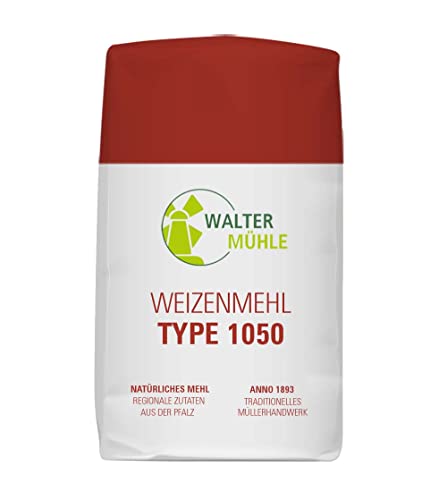 Weizenmehl unbehandelt | Type 1050 | Walter Mühle | 1kg (10 Pack) | Premium Bäckerqualität | Natur Pur von Walter Mühle